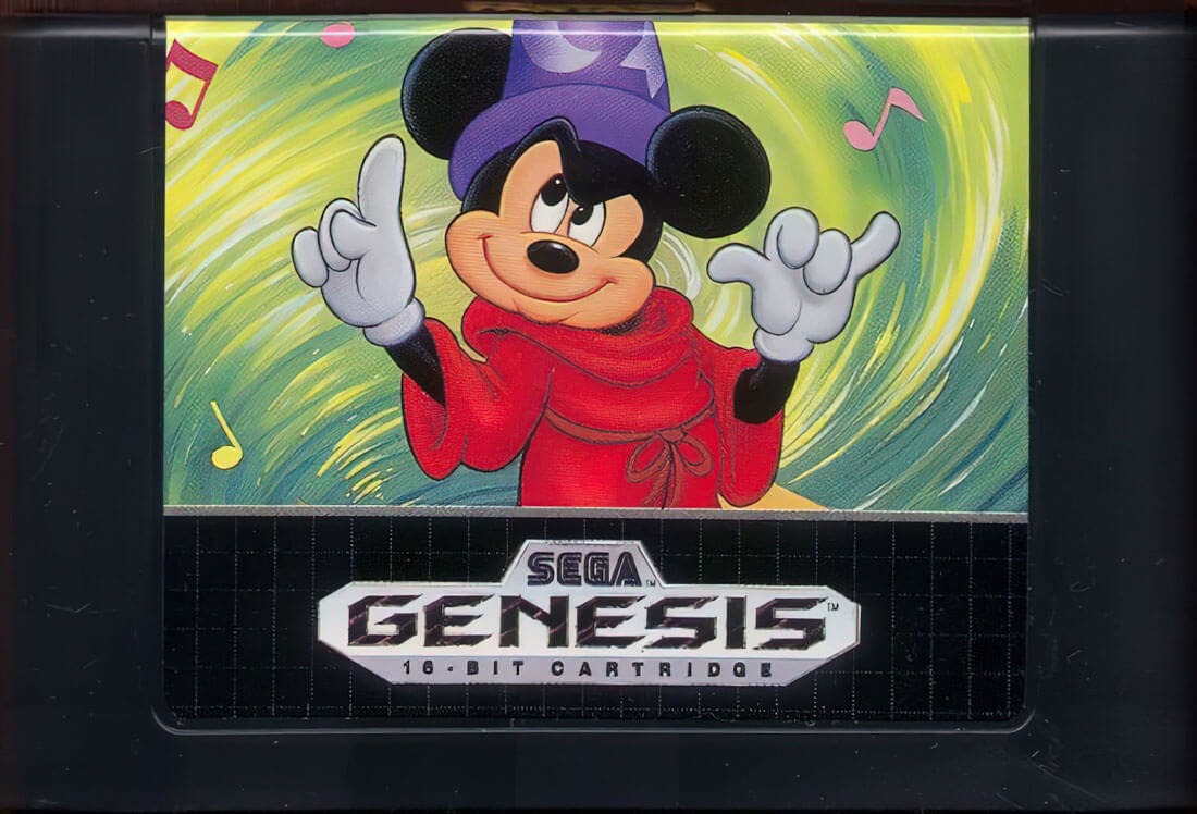 Лицензионный картридж Fantasia для Genesis